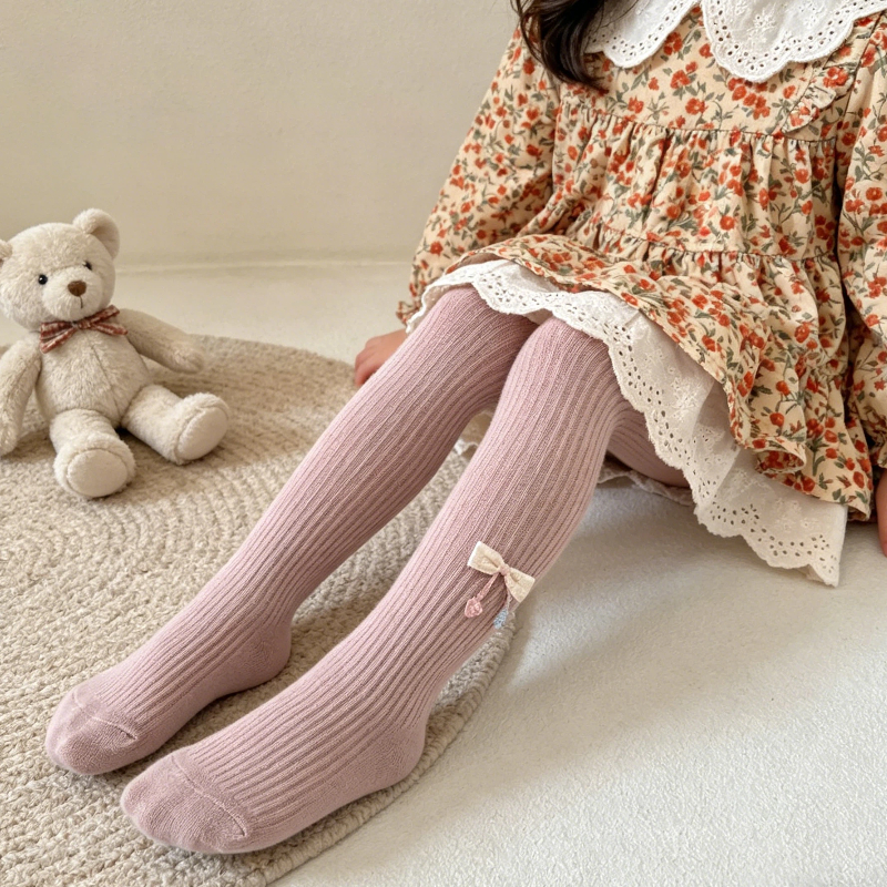 Korean Lifestyle & Kids Boutique - Children Korean Ins Style Footed Tights