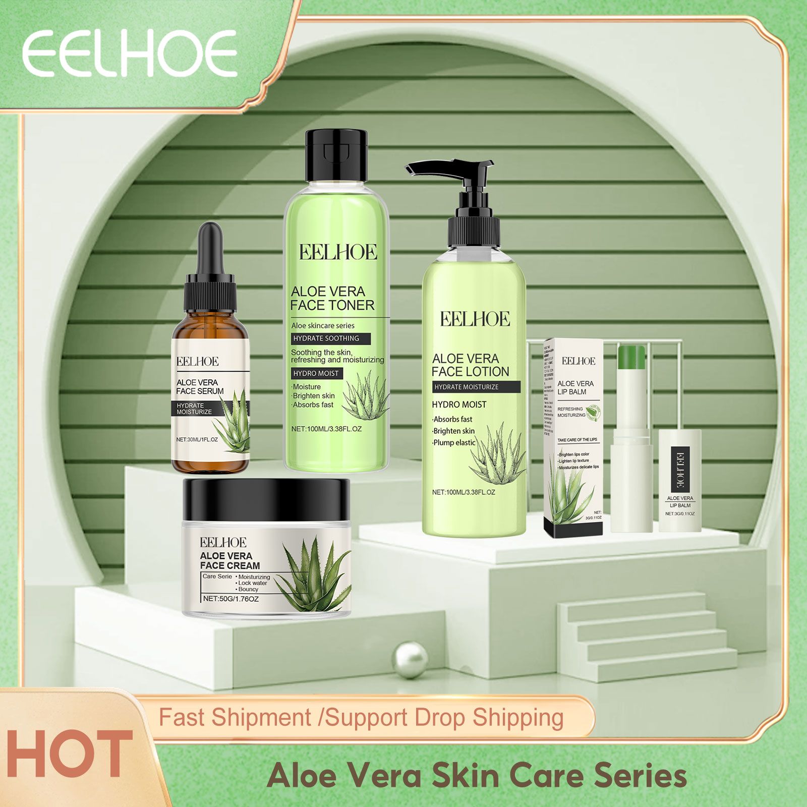 Korean Skincare Routine - Eelhoe Aloe Vera Skin Care Series