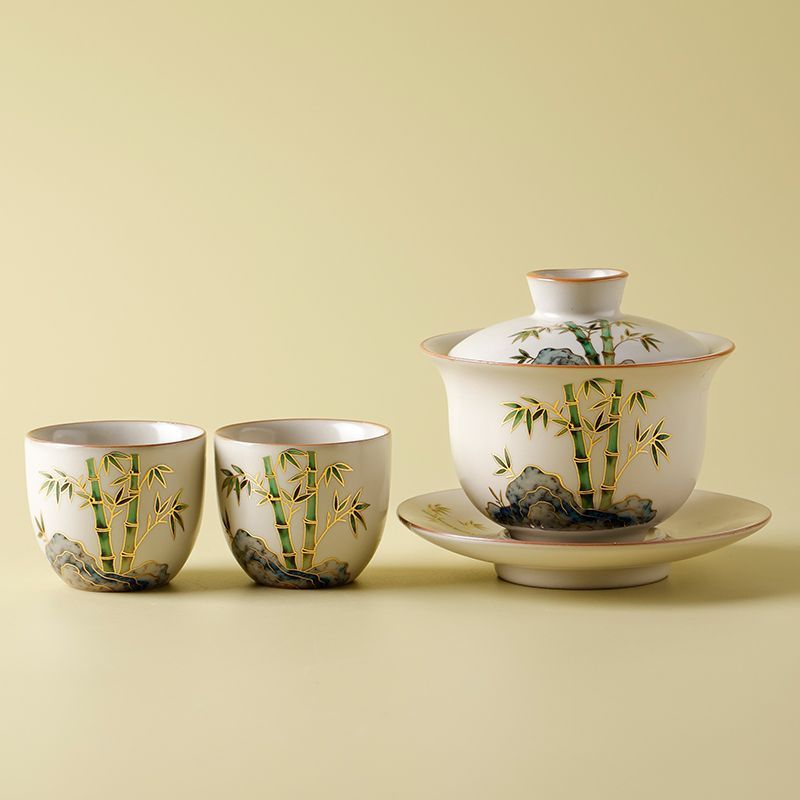 Gaiwan Tea Set 1 Gaiwan, 2 Cup - Korean Tea Set recensie en prijs