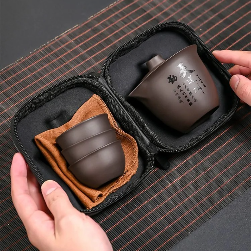 1 set Portable ZhiShaTeapot Te - Korean Tea Set recensie en prijs