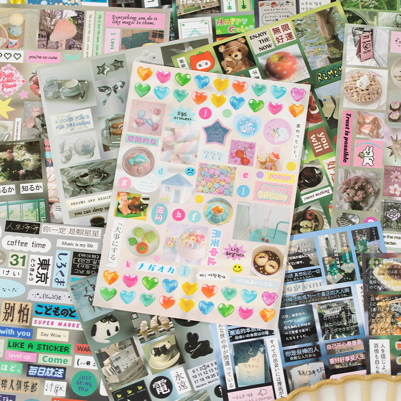 30Sheets Sticker Book Mist Rai - Korean Lifestyle Book recensie en prijs
