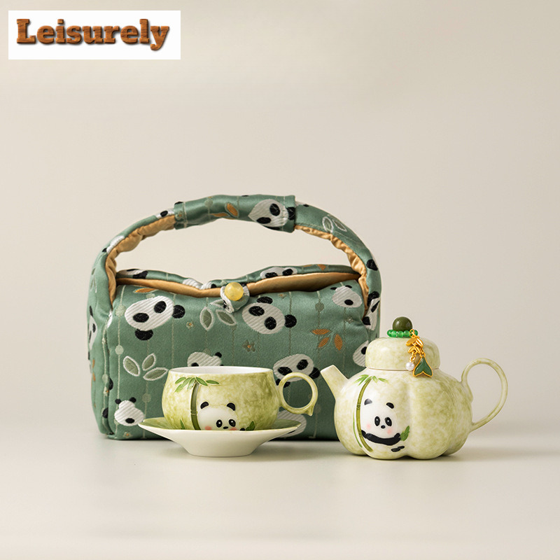 Hand-painted Panda Travel Tea  - Korean Tea Set recensie en prijs