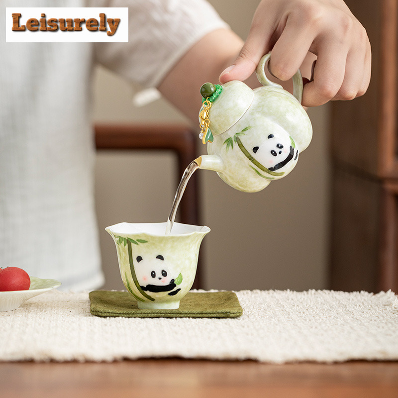 Hand-painted Panda Travel Tea  - Korean Tea Set recensie en prijs