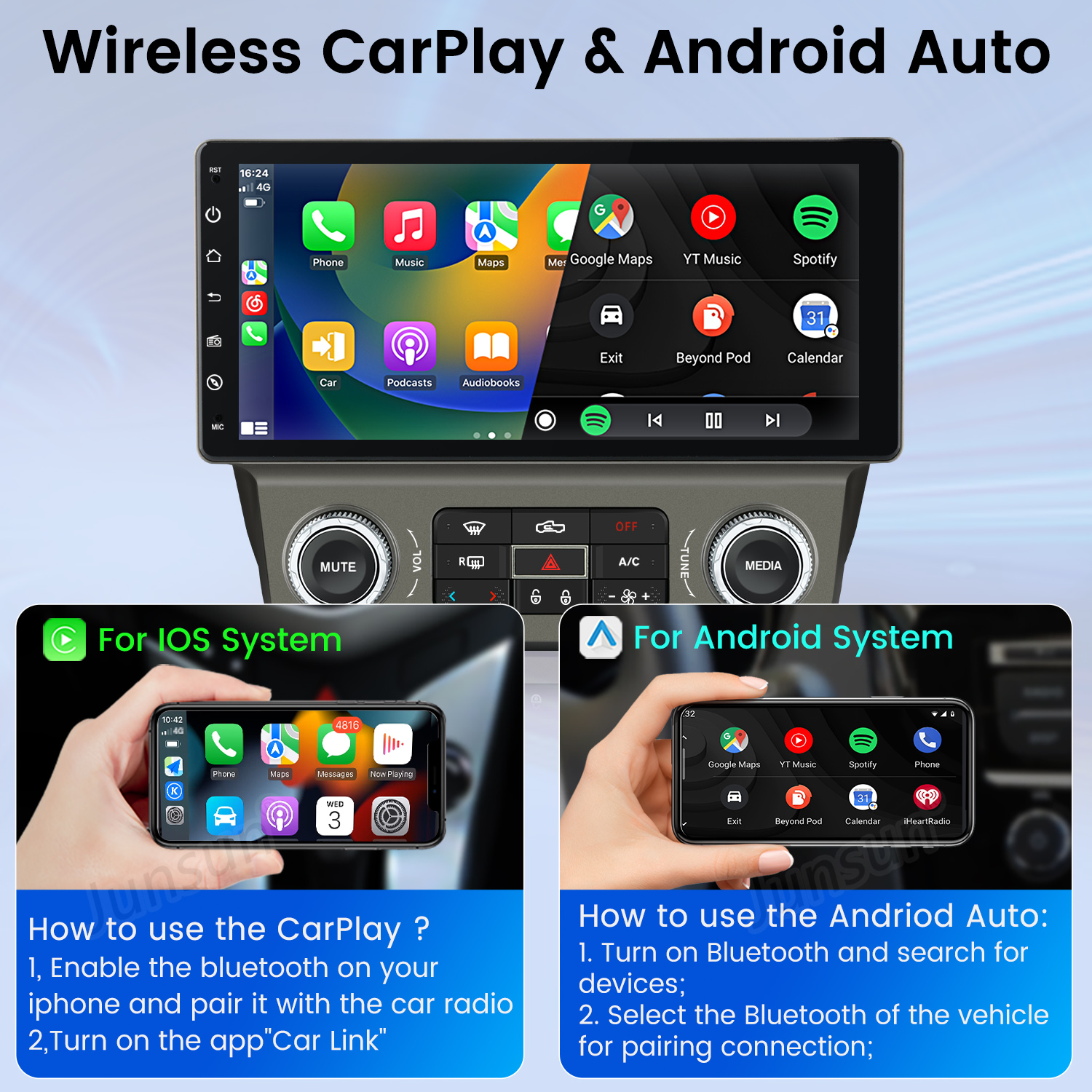 Junsun AI Voice Car Stereo Rad - Korean Lifestyle Products recensie en prijs