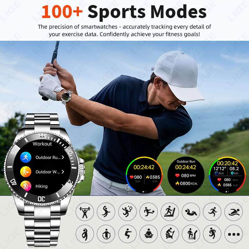 LIGE New Style Luxury Smart Wa - Korean Luxury Lifestyle recensie en prijs