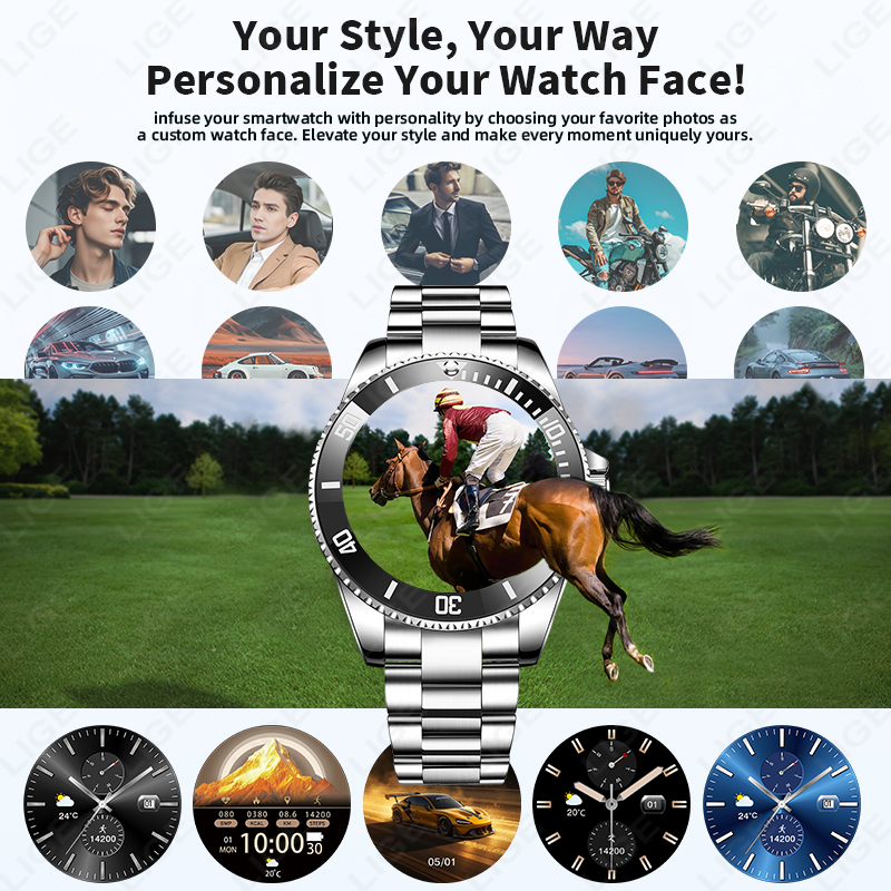 LIGE New Style Luxury Smart Wa - Korean Luxury Lifestyle recensie en prijs