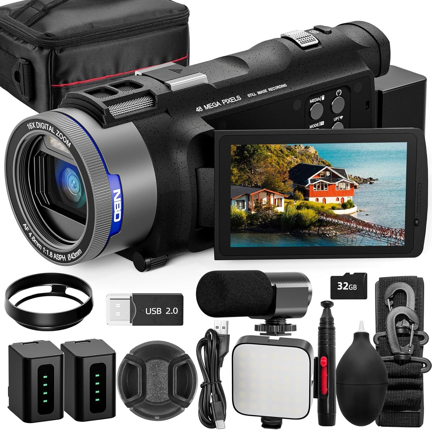 NBD 4K Camcorder Video Camera  - Traditional Korean Lifestyle recensie en prijs