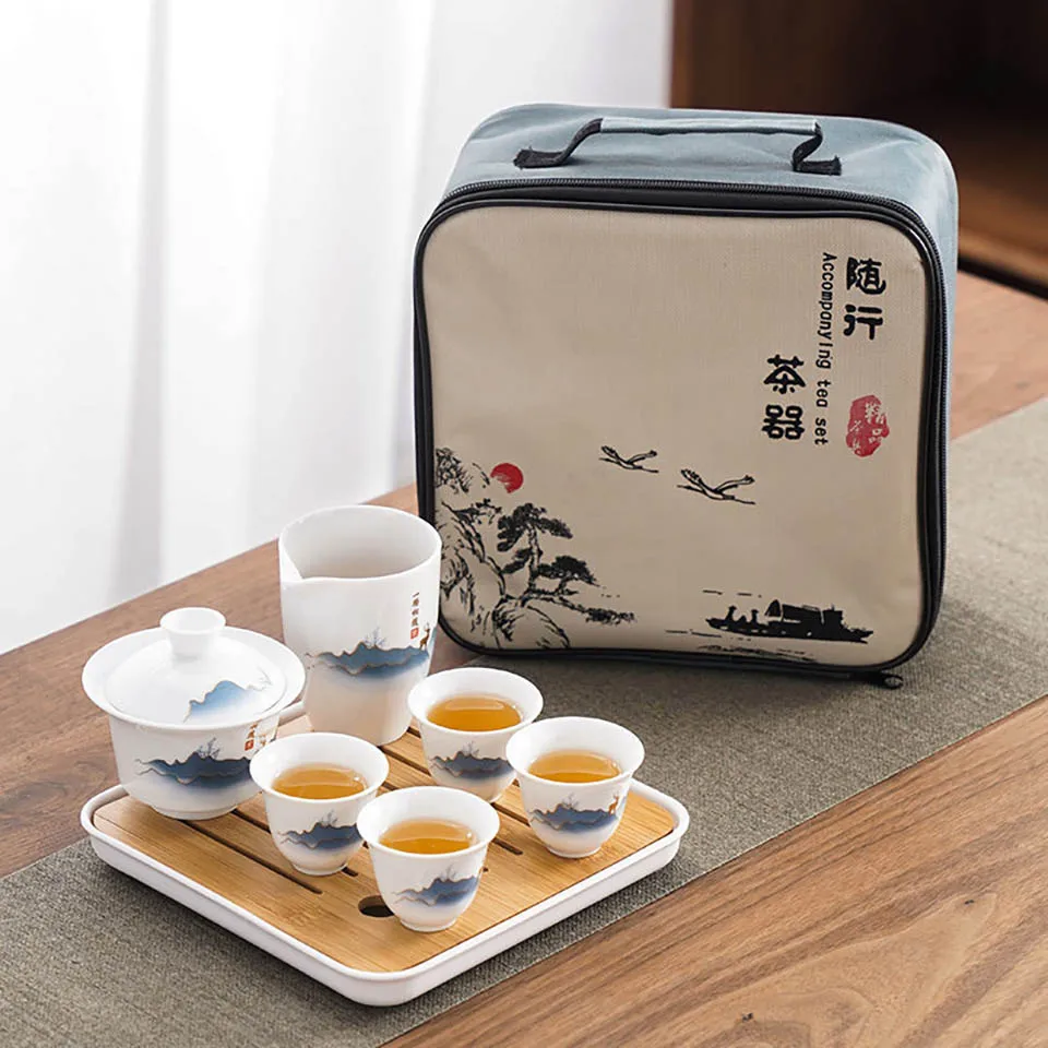 Ceramic Chinese Kung Fu Tea Se - Korean Tea Set recensie en prijs
