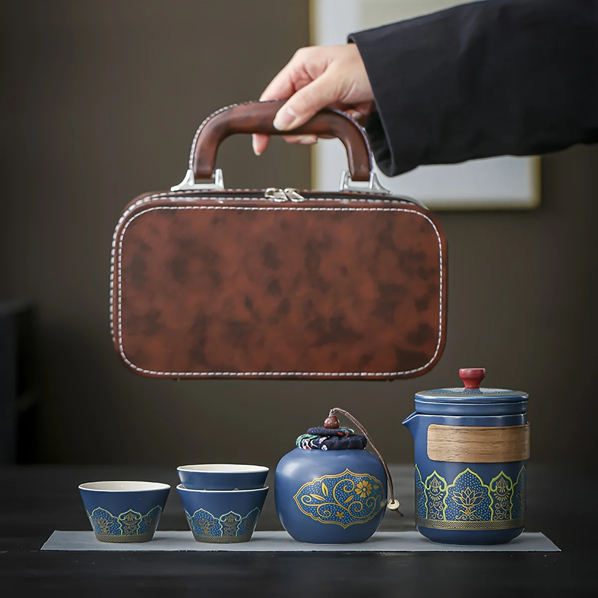 1 Set Travel Tea Set Portable  - Korean Tea Set recensie en prijs