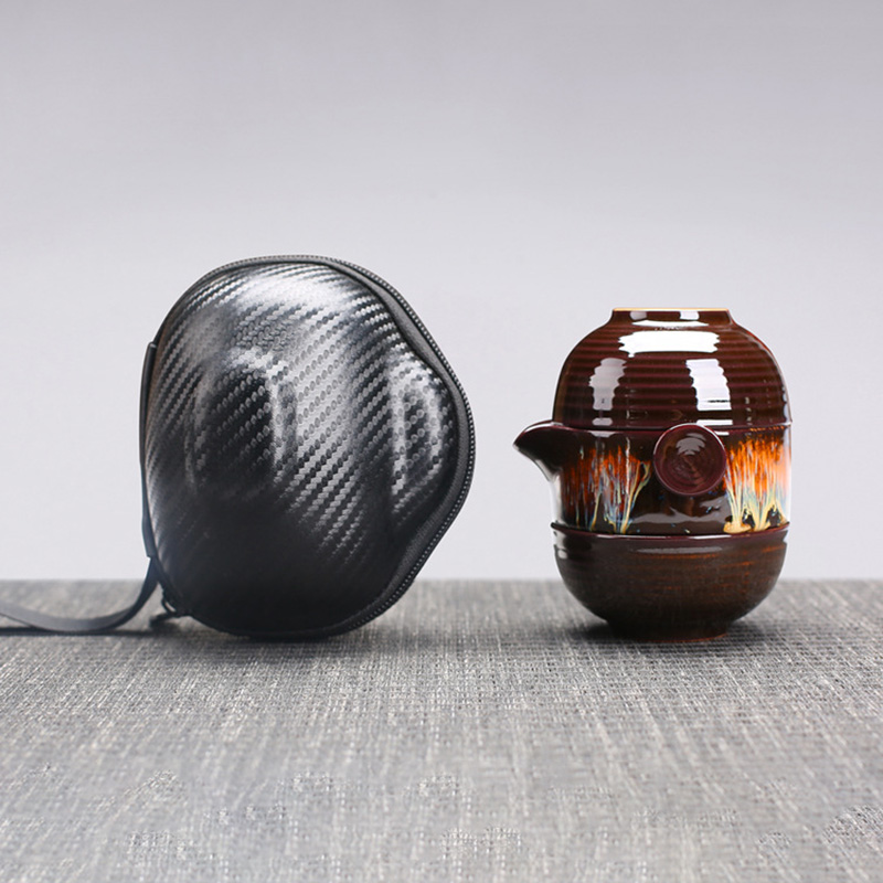 Portable ceramic teapot gaiwan - Korean Tea Set recensie en prijs