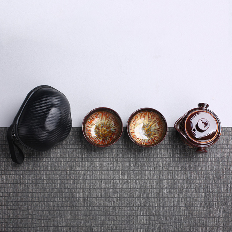Portable ceramic teapot gaiwan - Korean Tea Set recensie en prijs