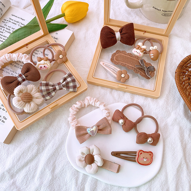 5Pcs Hair Accessory Set Milk T - Korean Tea Set recensie en prijs