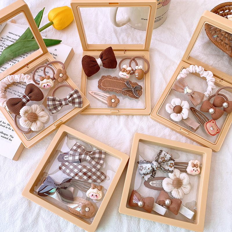 5Pcs Hair Accessory Set Milk T - Korean Tea Set recensie en prijs