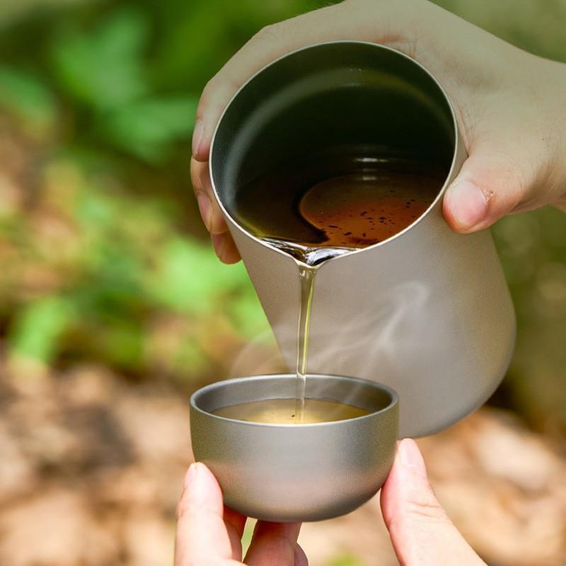 D2 Pure Titanium Double-layer  - Korean Tea Set recensie en prijs