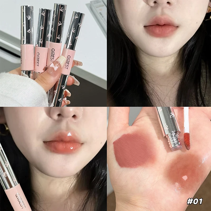 QIBEST Double Head Matte Velve - Lip Tint Korean recensie en prijs
