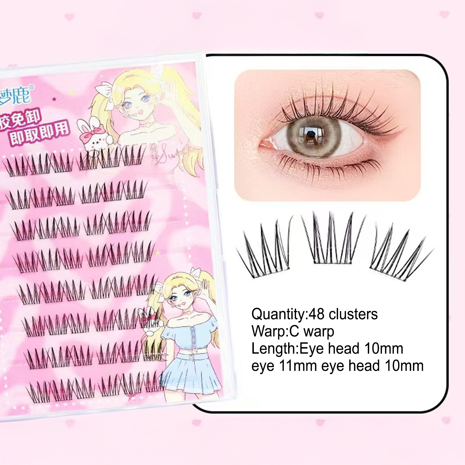 Women DIY Curling Eyelash Clus - Korean Lifestyle Products recensie en prijs