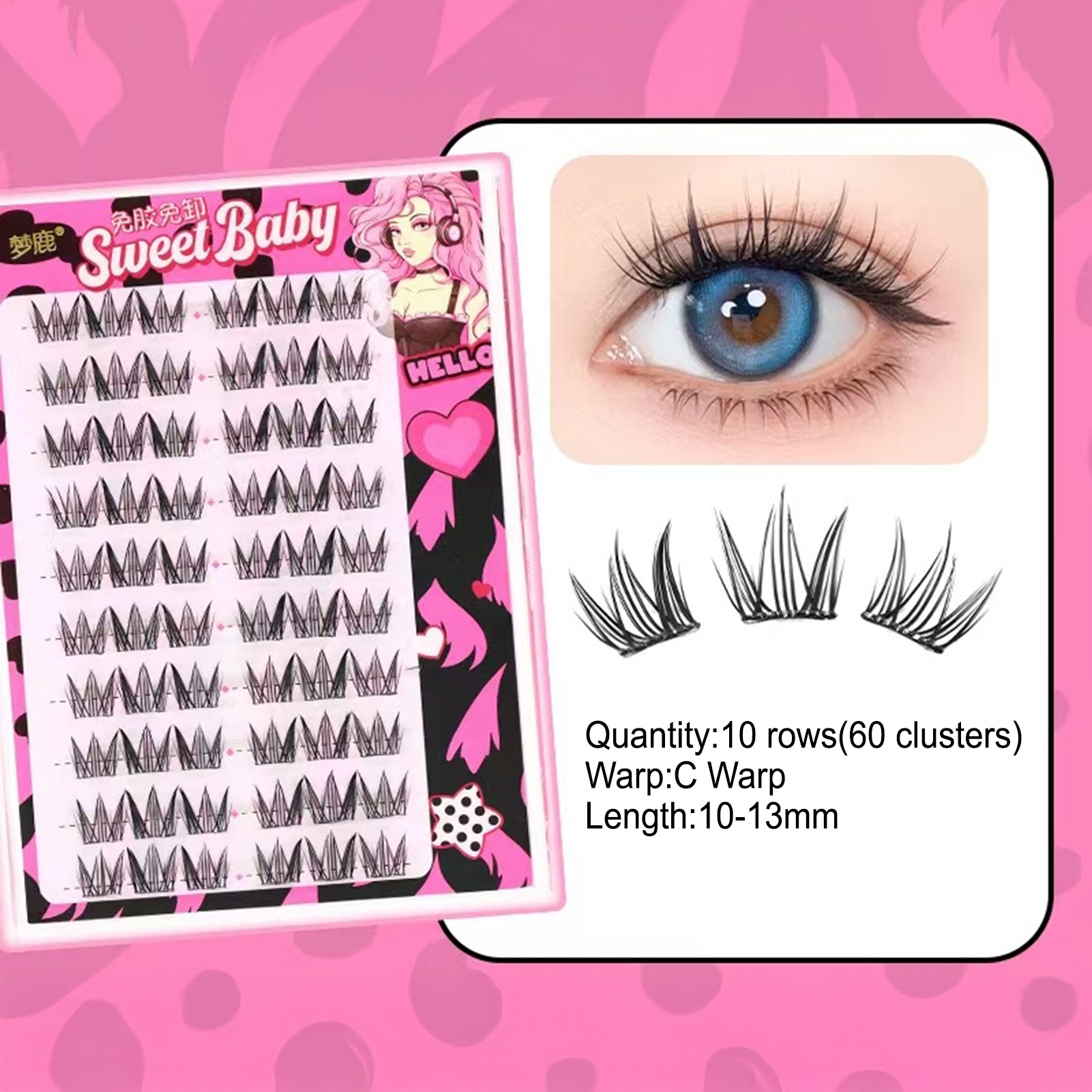 Women DIY Curling Eyelash Clus - Korean Lifestyle Products recensie en prijs