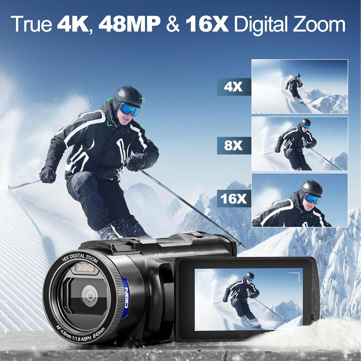 NBD 4K HD&48MP Camcorder Video - Korean Lifestyle & Kids Boutique recensie en prijs