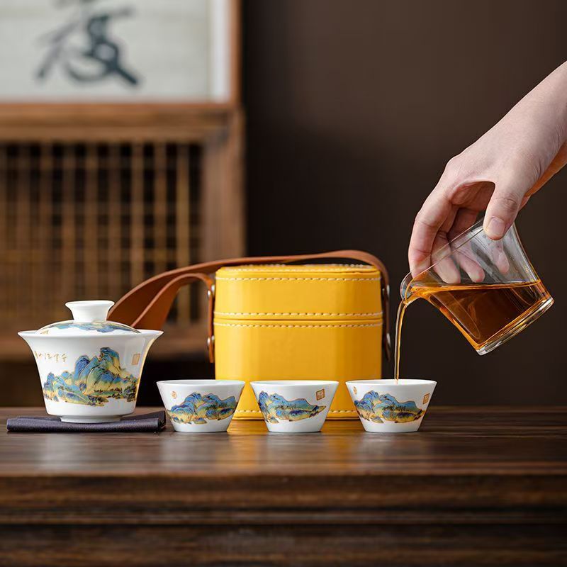 Travel Jade White Porcelain Te - Korean Tea Set recensie en prijs