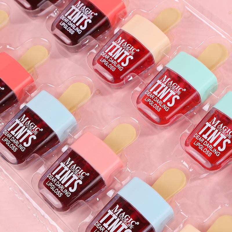 12Pcs Korea Fruit Lip Tint Ice - Lip Tint Korean recensie en prijs