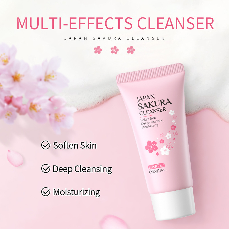 Sakura Facial Cleaner Korean F - Korean Skincare Routine recensie en prijs
