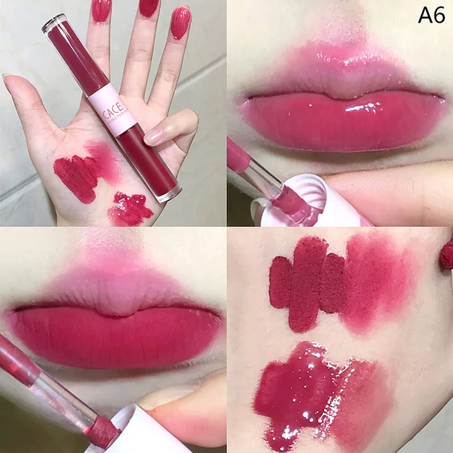 Double Head Lip Gloss Matte Ve - Lip Tint Korean recensie en prijs
