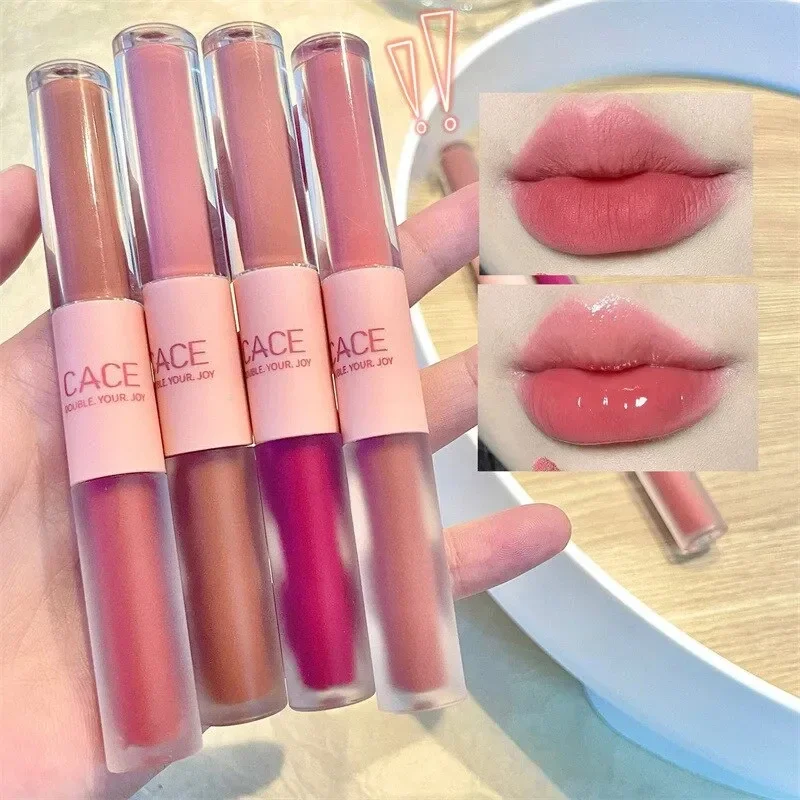 Double Head Lip Gloss Matte Ve - Lip Tint Korean recensie en prijs