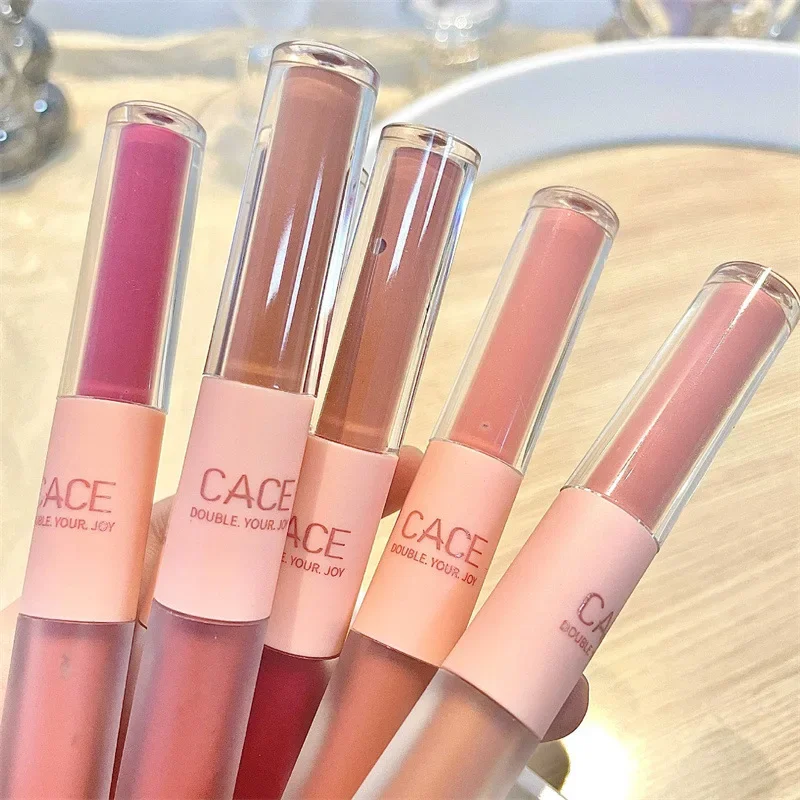 Double Head Lip Gloss Matte Ve - Lip Tint Korean recensie en prijs