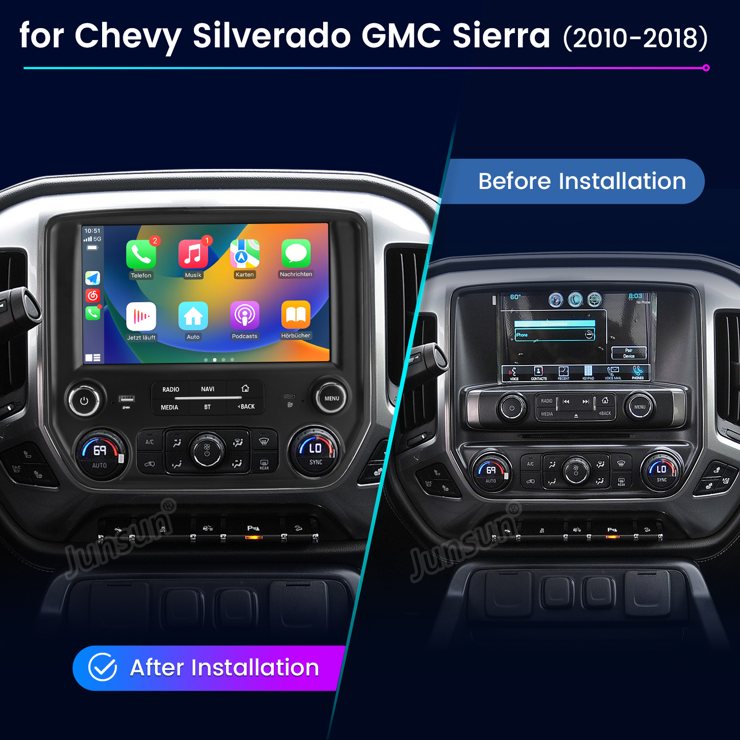 Junsun AI Voice Car Stereo Rad - Korean Lifestyle Products recensie en prijs